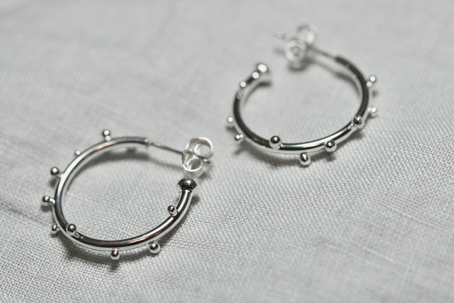 Berry Hoops øreringer sølv
