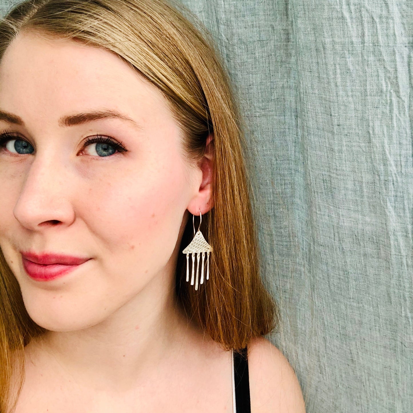 Chrysaora Earrings Sølv Øreheng