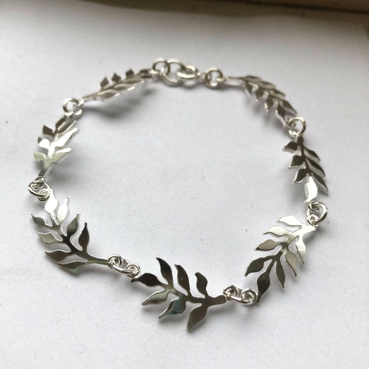 Fern full leaf armbånd