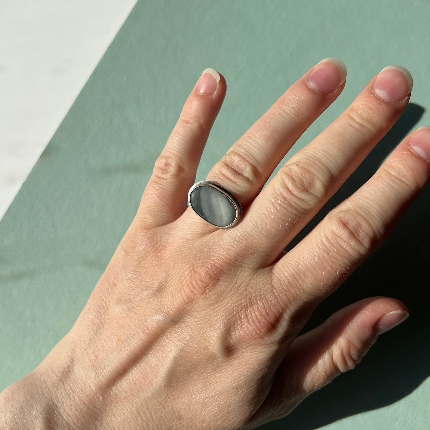 Santorini Pebble Ring 52