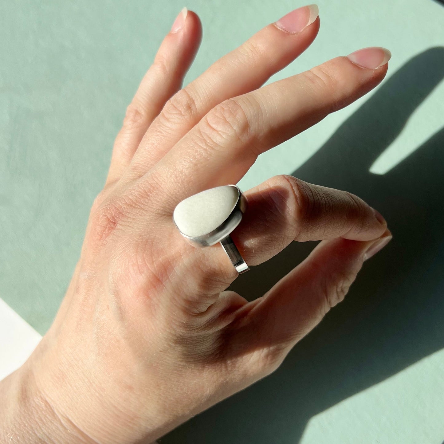 Paros Pebble Ring 57