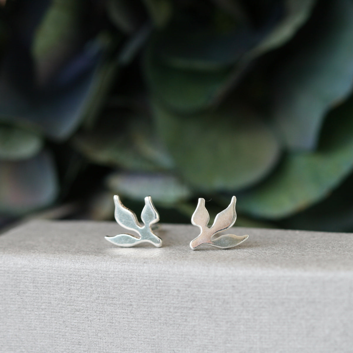 Tiny Leaf studs ørepynt